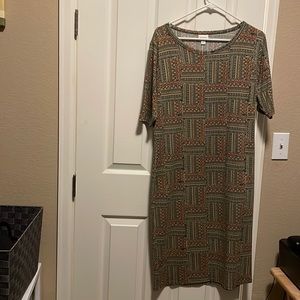 LuLaRoe Julia.  Never worn.